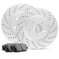 thumbnail image 1 of R1 Concepts Rear Brakes and Rotors Kit |Rear Brake Pads| Brake Rotors and Pads| Ceramic Brake Pads and Rotors |fits 2004-2010 BMW X3, 1 of 7