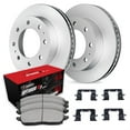 thumbnail image 1 of R1 Concepts Carbon Coated Disc Brake Rotor Set with Optimum Oe Pads and Hardware WDUH1-48143, 1 of 5