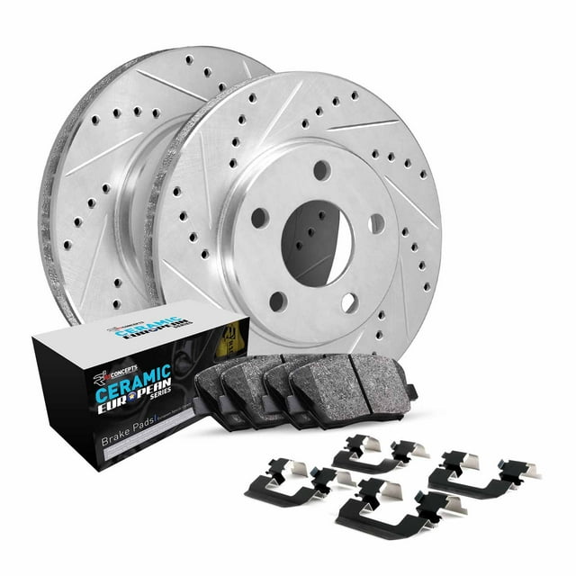 R1 Concepts Rear Brakes and Rotors Kit