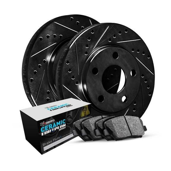 R1 Concepts Rear Brakes and Rotors Kit