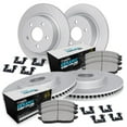 thumbnail image 1 of R1 Concepts Wdth2 12594 R1 Brake Rotors Carbon Coated W/ Euro Ceramic Pads & Fits select: 2015-2022 JEEP RENEGADE, 2016-2021 FIAT 500X, 1 of 5