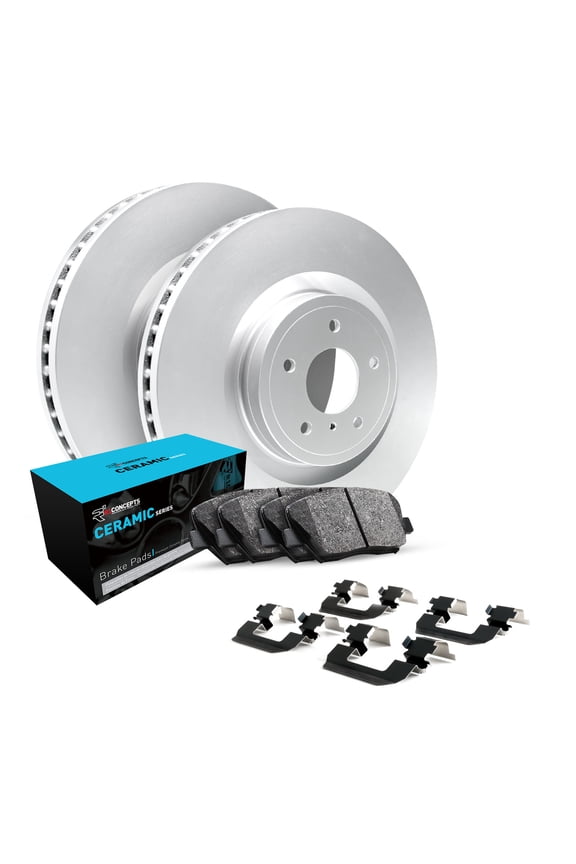 Wdwh1 59050 R1 Concepts Brake Rotor Carbon Coated With Ceramic Pads Fits select: 2011-2015 HONDA CR-Z