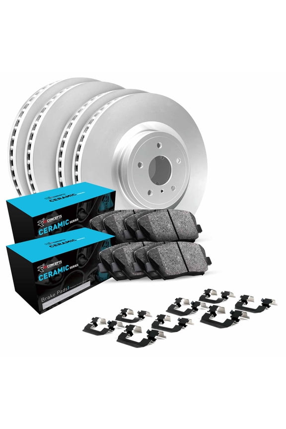Wdwh2 59007 R1 Concepts Brake Rotor Carbon Coated With Ceramic Pads Fits select: 1999 ACURA 2.3CL, 1998 ACURA 3.0CL