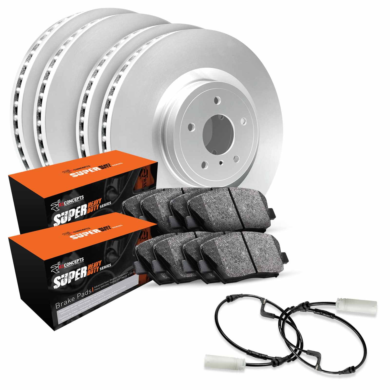 R1 Concepts Wdxc2 40001 R1 Concepts Brake Rotor Carbon Coated With Sup Dty Pads Fits select: 2003-2005 SPRINTER 2500 SPRINTER, 2002 FREIGHTLINER SPRINTER