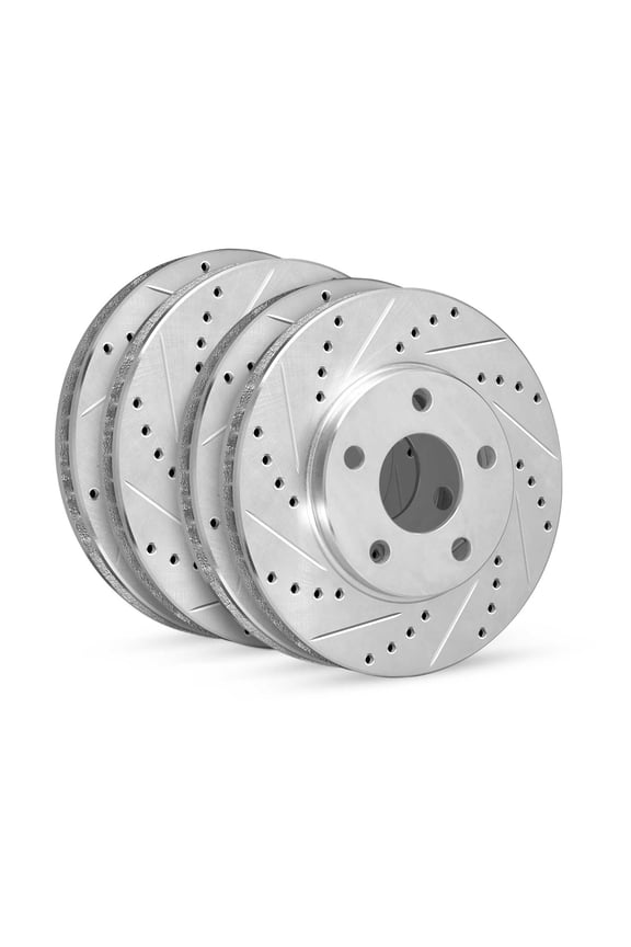 Wgpn2 59077 R1 Concepts Brake Rotor D/S Silver Fits select: 2011-2015 HONDA CR-Z