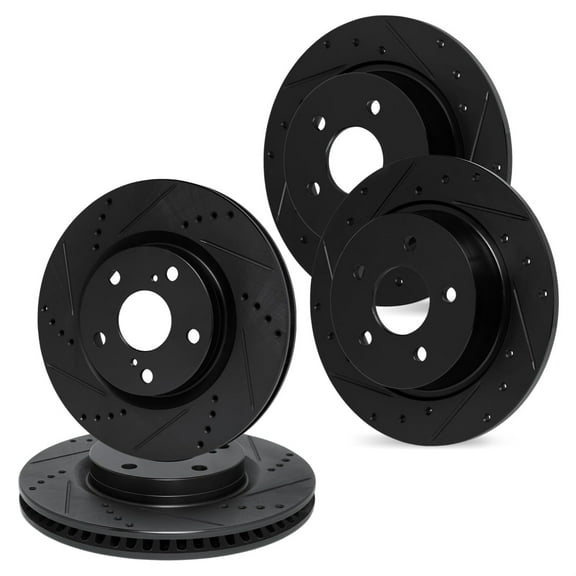R1 Concepts Whpn2 80003 R1 Concepts Brake Rotor D/S Black Fits select: 1989-1992 FORD PROBE, 1988-1992 MAZDA 626