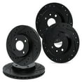 thumbnail image 1 of R1 Concepts Front and Rear Brake Rotors For 1991-1993 Nissan NX; 1991-1994 Nissan Sentra| Drilled Slotted Disc Brake Rotors| Brakes and Rotors, 1 of 7