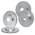 thumbnail image 1 of R1 Concepts eLINE Series Front Rear Drilled and Slotted Brake Rotors Compatible For 1986-1987 Acura Legend, 1 of 7