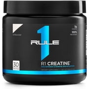 R1 Creatine, Rule 1 Proteins Brand 100% Creatine Unflavored, 30 Servings