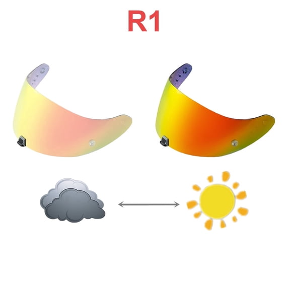 Photochromic R1 Air Visor for Scorpion EXO 391, R1 EVO, T520, ST1400 Helmet Face Shield