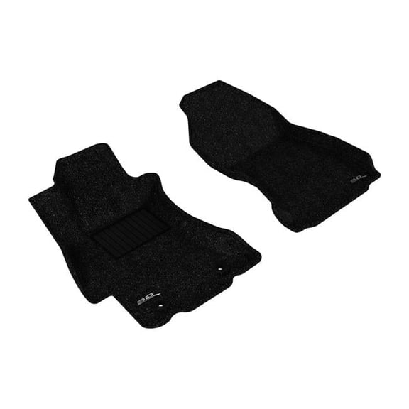 R1 R2 Kagu Floor Mat for Subaru WRX STI 2015-2017, Black