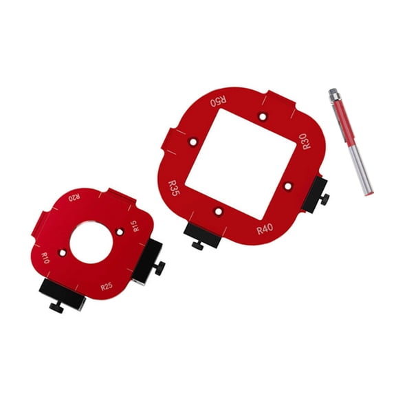 R10 15/20 25/30 Aluminum Router Corner Jigs Set Woodworking Corner Templates