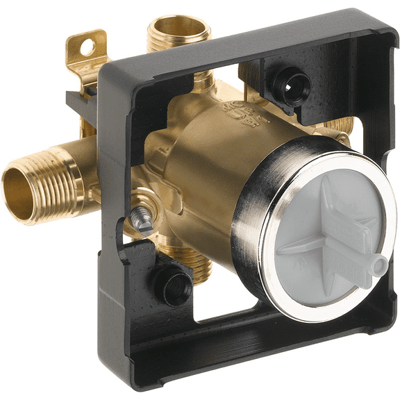 R10000-UNWS Shower Valve Compatible with Delta Shower Trim Kits Universal Tub and Shower Valve Body for Tub Faucet Trim Kits, Single Or Dual Function Shower(with Screwdriver Stops)