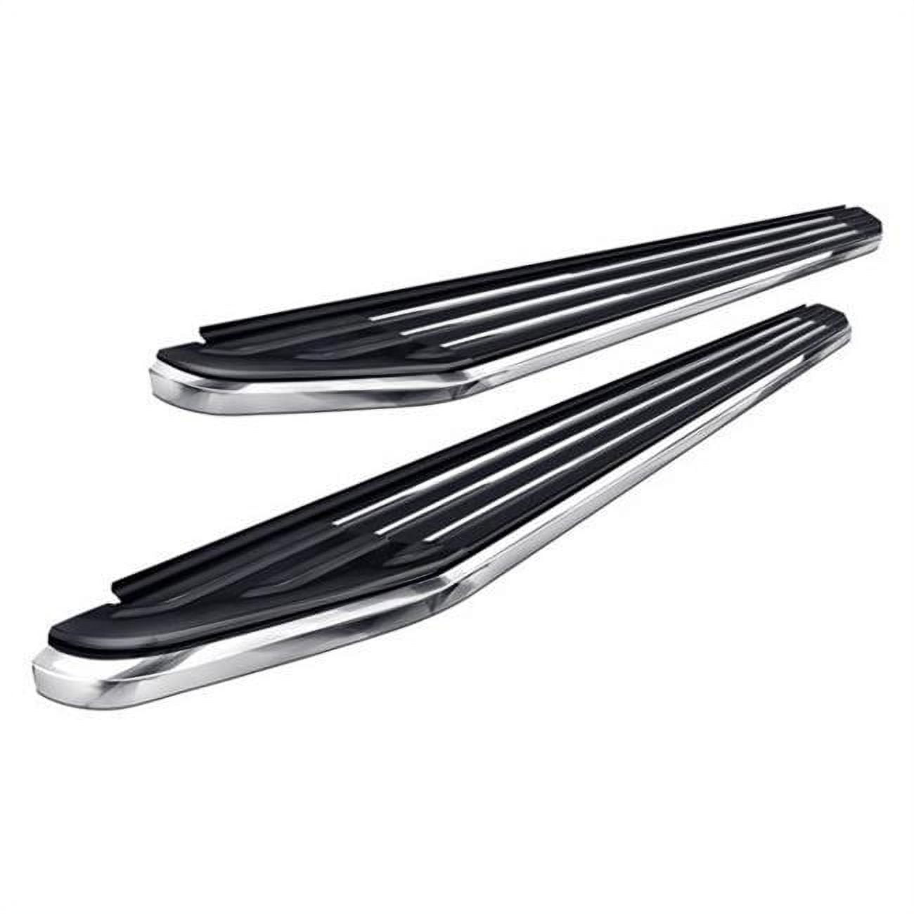 R11 Series Black Top with Chrome Edge Running Board for 20232024 Honda