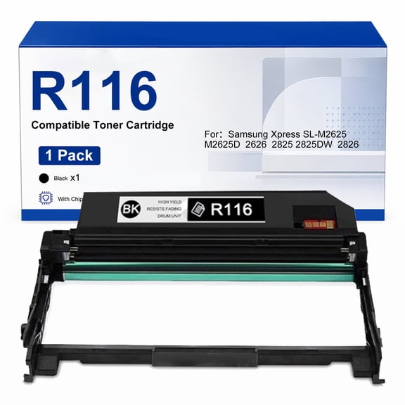 R116 Toner Compatible with Samsung R116 Xpress SL M2825 M2835 M2675 M2875 M2625 M2885 Printer(1 Pack)