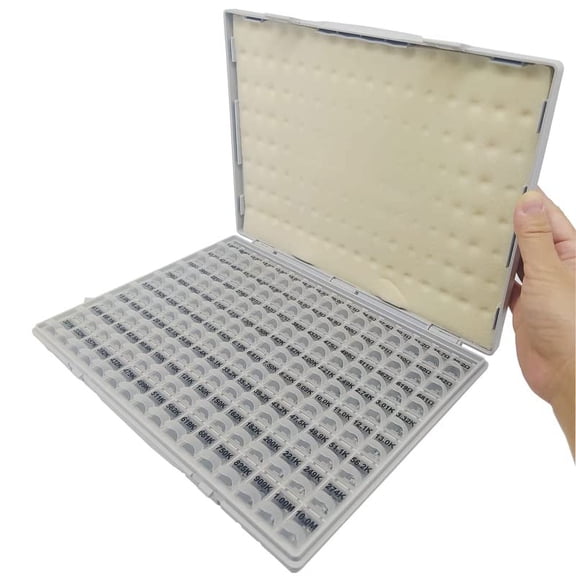R12E24-100 SMD Resistor, Special Enclosure, 12800 Count, 1 Pack