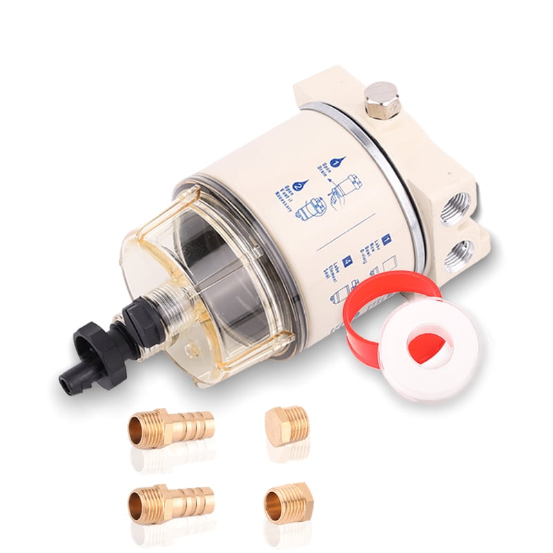 R12T Fuel Filter Water Separator Complete Kit - Marine SPIN-ON R12T ...