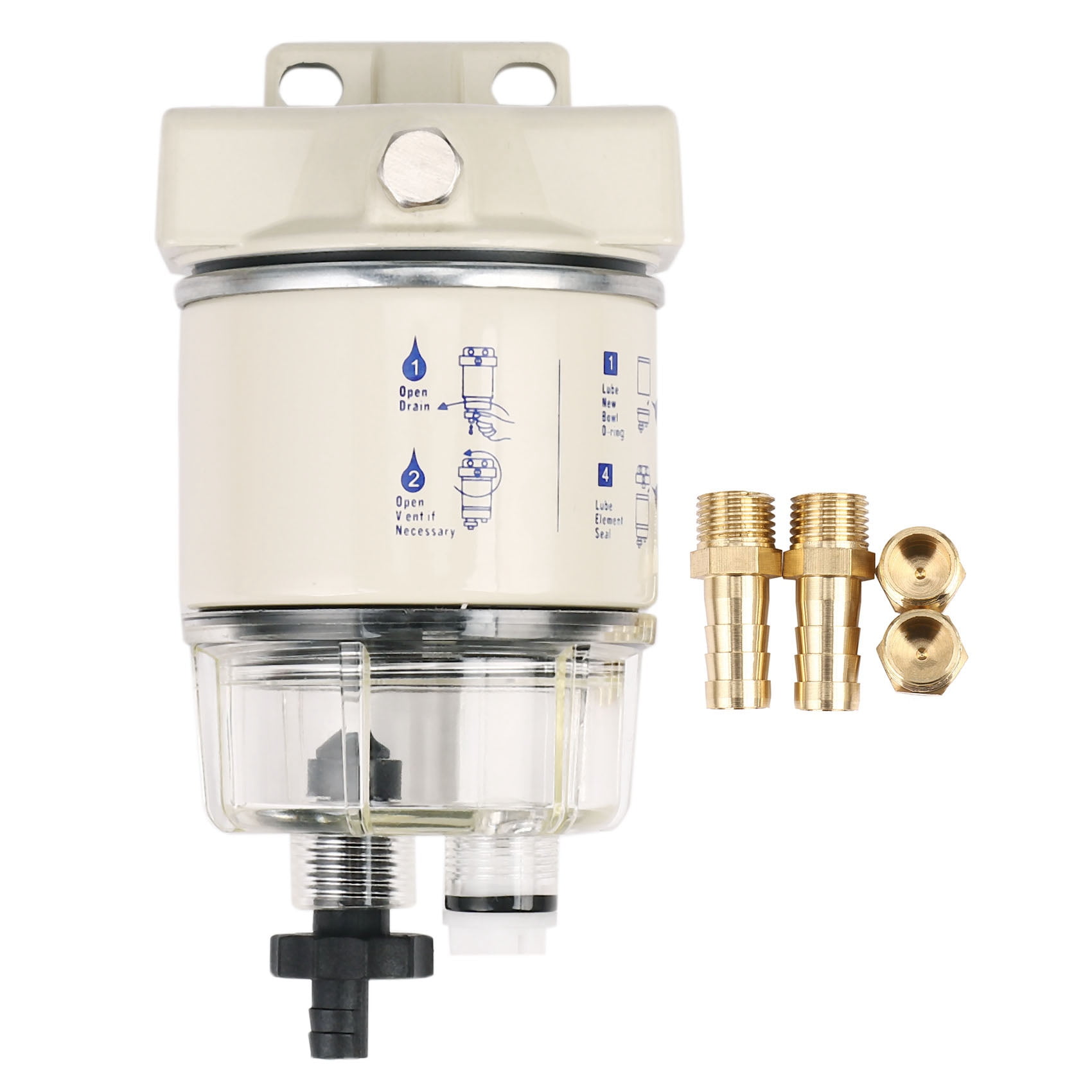 R12T Marine Fuel Filter Water Separator Diesel-Engine for Racor 140R ...