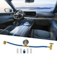 R134A A/C Recharge Hose With Gauge Can Tap R12/R22 To R134A Low