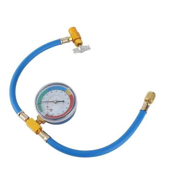 R134A Car AC Refrigerant Charge Hose Wide Compatibility Air Conditioning Refrigerant Charging Hose With Gauge