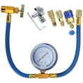 R134A Charging Hose To Refrigerator With Air Conditioning Gauge