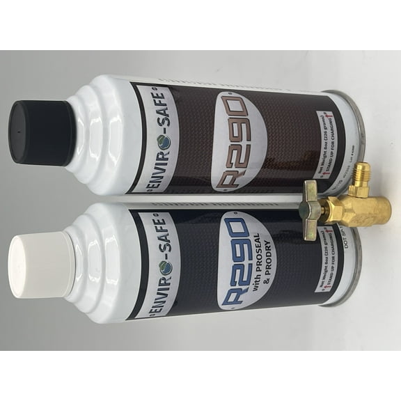 EnviroSafe R290 Refrigerant with Pro Seal, Pro Dry, and Tap, Refrigerant