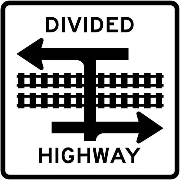 R15-6A Do Not Drive On Tracks Sign - Large 24 x 30 Inches - Highly Reflective 3M Sheeting for Enhanced Visibility and Safety