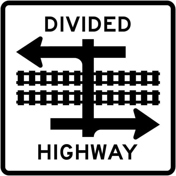 R15-6A Do Not Drive On Tracks Sign - Large 24 x 30 Inches - Highly Reflective 3M Sheeting for Enhanced Visibility and Safety