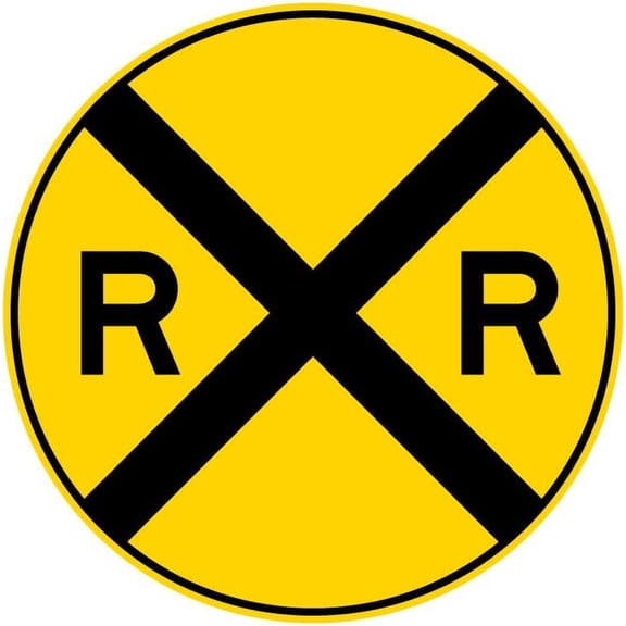R15-6A Do Not Drive On Tracks Sign - Large 24 x 30 Inches - Highly Reflective 3M Sheeting for Enhanced Visibility and Safety