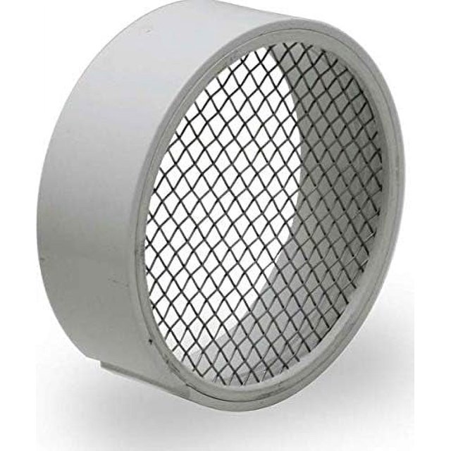 R1508 PVC Termination Vent Stainless Screen W/Condensation Slot 2 Inch