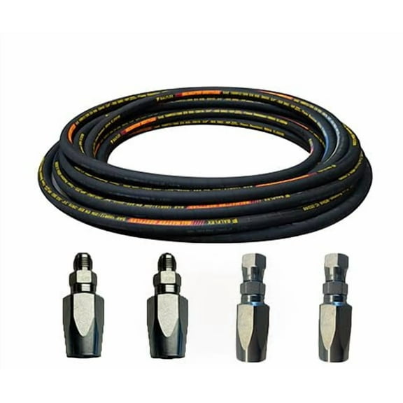 R16-06 Hydraulic Hose Kit with 2 JIC & 2 Male JIC Reusables