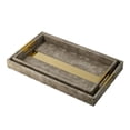 thumbnail image 1 of R16 HOME 45471 Snake Skin Tray, Multi Color - Set of 2, 1 of 1