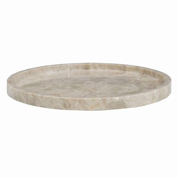 R16 HOME 86458 Small Marble Decorative Plate