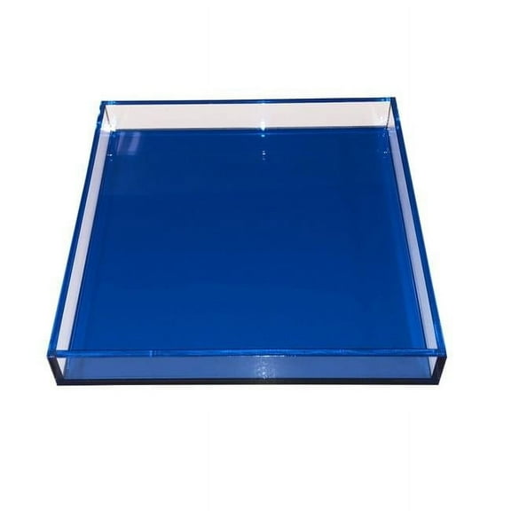 R16 Home AVT01-GRN Neon Green Square Lucite Tray