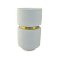 thumbnail image 1 of R16 Home WG-06W Leech Vase, White, 1 of 2