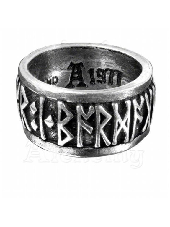 R173W Runeband Ring, W - 11