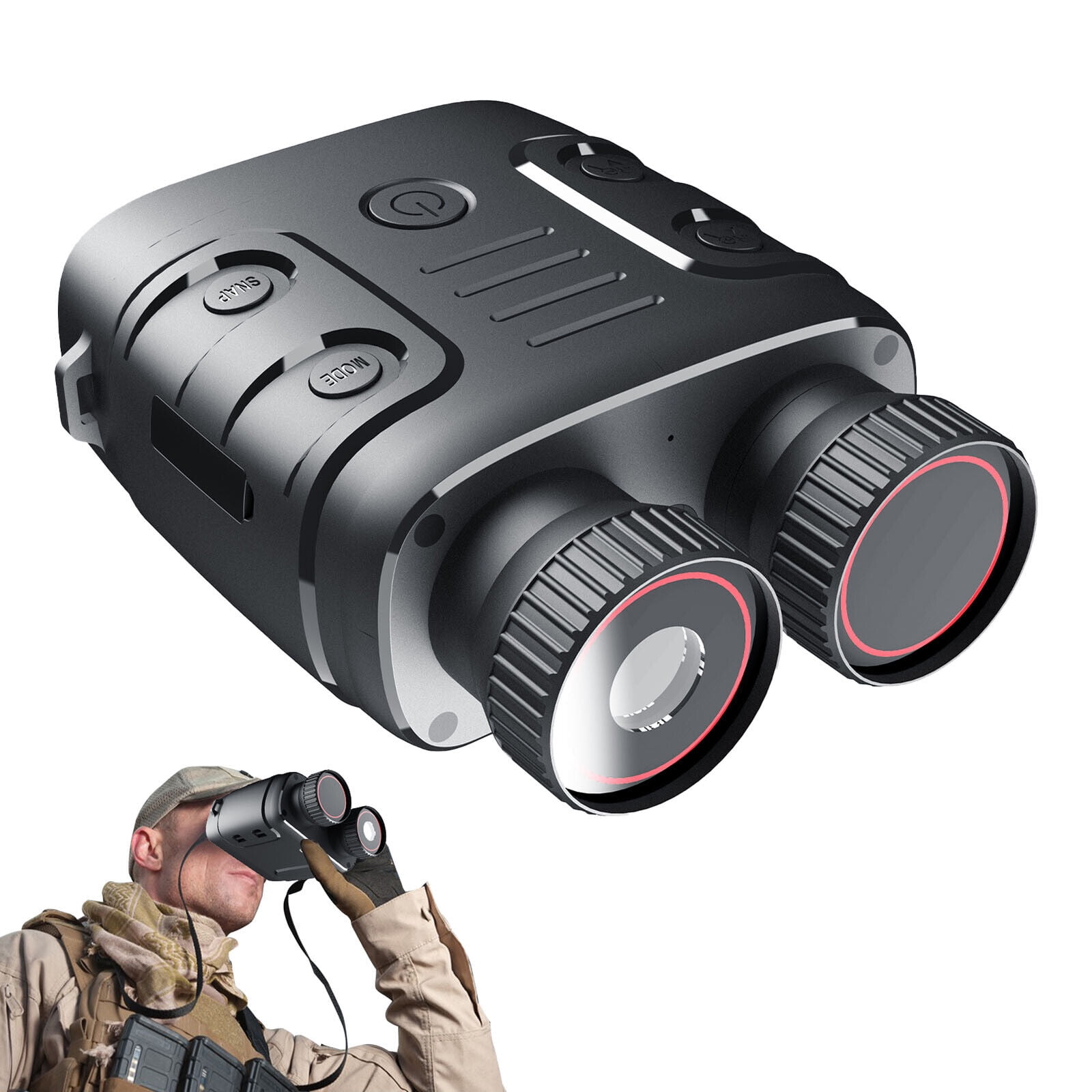 R18 1080P Night Vision Goggles Night Vision Binocular 5X Digital Zoom
