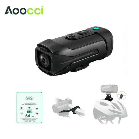 R2 4K Motorcycle Dash Cam,IMX415 Sensor,6-Axis EIS,Video Stabilization,Up to 5 Hours of Cord-Free Recording