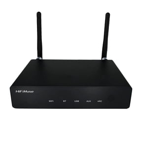 R20 Wireless Bluetooth Audio Receiverr, WiFi & Bluetooth Audio Streamer, Stereo Adapter for Home Audio, App Control