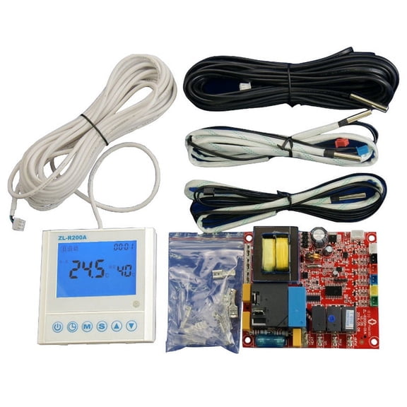 -R200A,Universal,Air Source Heat Pump Water Heater Controller, Pump Air to Hot Water Heating Controller