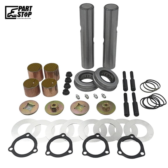 R201609 King Pin Kit for Meritor MFS+ Front Axle Double Draw Key Composite replaces 460.609C K130R