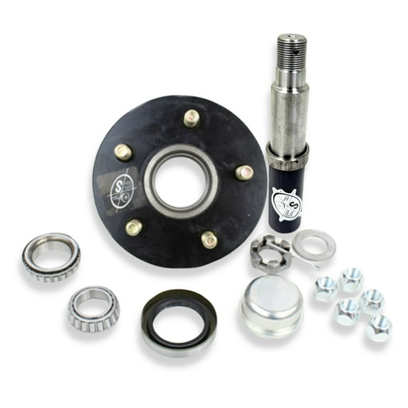 R20484X 84 Spindle & 5-5.5" Bolt Circle Trailer Hub R284555LB1E