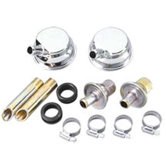 R2050 Universal Crankcase Evacuation System, Chrome