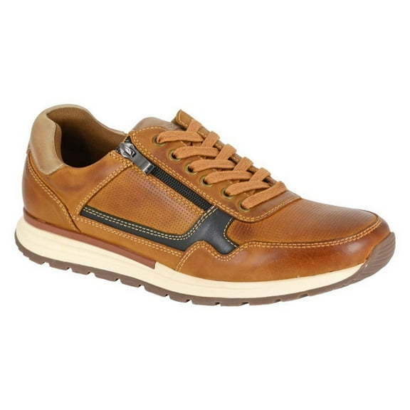 R21 Mens Leather Side Zip Shoes