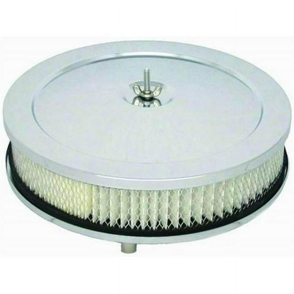 R2282 10 x 2 in. Chrome Muscle Car Style Air Cleaner Set