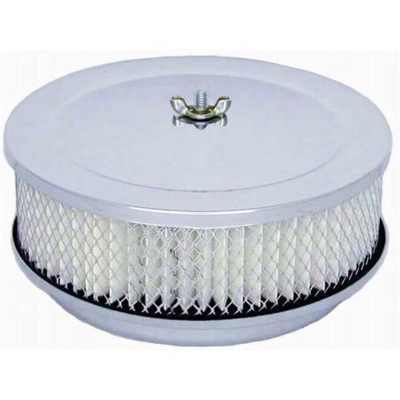 R2292 6.37 x 2.5 in. Chrome Muscle Car Style Air Cleaner Set