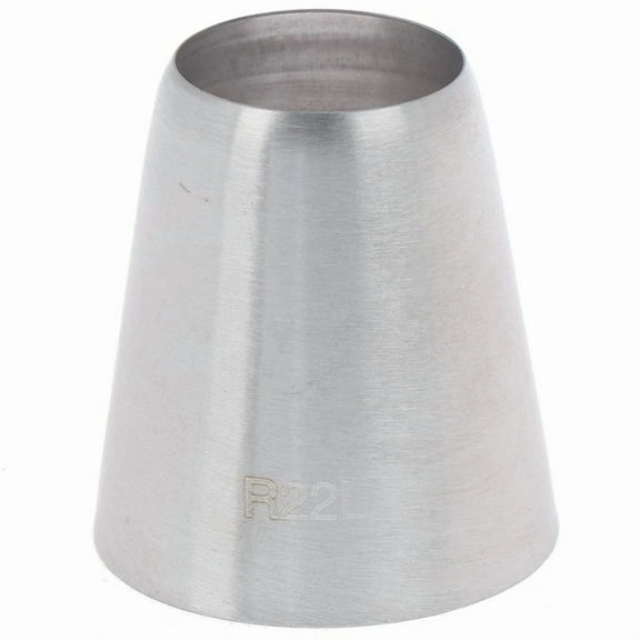 R22L Round Piping Tip Decorating Nozzle Pastry Tips Fondant Cake Pastry Tool-Wa