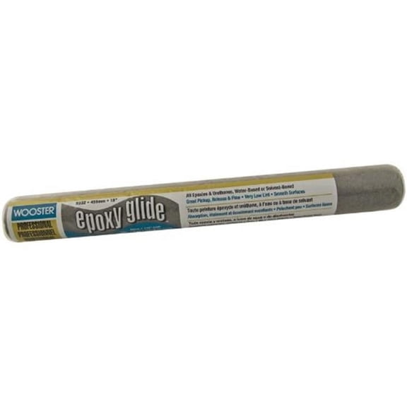 R232 18 in. Epoxy Glide- 0.25 in. Nap Roller Cover