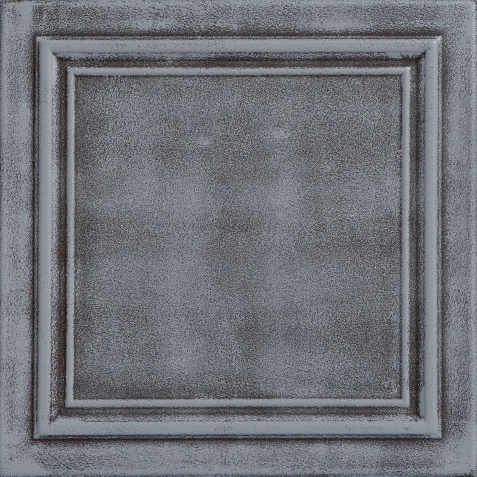 Moss Gray 1.6 ft x 1.6 ft Polystyrene Glue-up Ceiling Tile Set