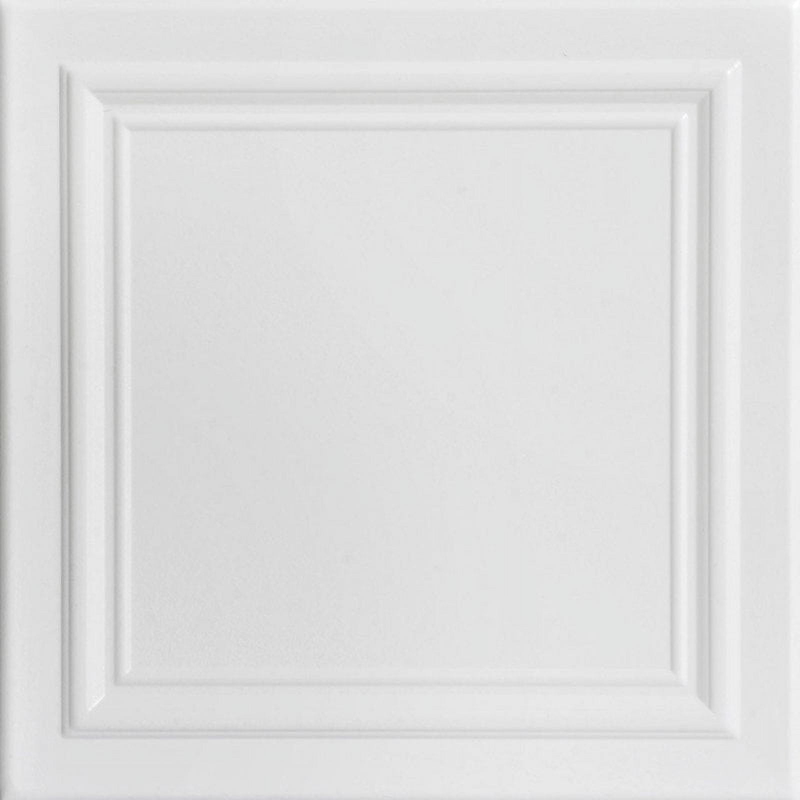 White Heron Polystyrene Glue-up Square Ceiling Tile